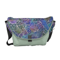 Zentangle Colorful Doodle Commuter Bags