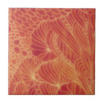 Zentangle Tapestry in Orange tiles