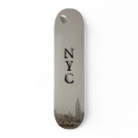 Zeppelin Over Manhattan, New York City Skate Board Deck
