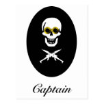 Zeppelin Pirate Captain Postcard