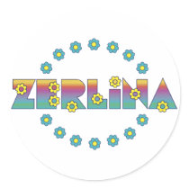 Zerlina de Flores Arco Iris stickers
