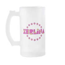 Zerlina de Flores Rosa mugs by Sensato Zerlina de Flores Rosa mugs