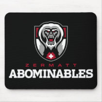 Zermatt Abominables mousepads by barnesdesign Zermatt Abominables mousepads
