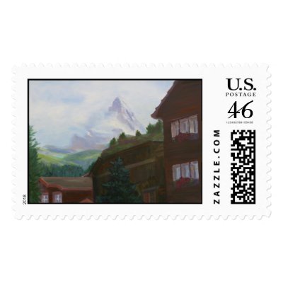 Zermatt Postage Stamps by susanpaynetrutna