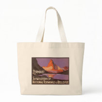 Zermatt Switzerland Canvas Bag