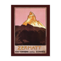 Zermatt Switzerland Postcard