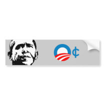 Zero Cents Bumper Sticker