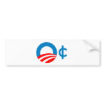 Zero Cents Bumper Sticker