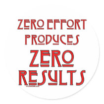 Zero Effort... Sticker