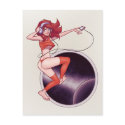 Zero Gravity Dance Pin-up postcards
