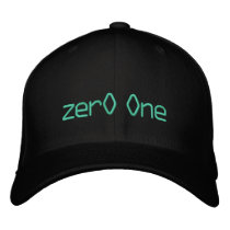 zerO One hat - Customized embroidered hats