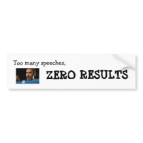 Zero Results Bumper Stickers