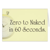 Zero to Naked in 60 Seconds cards by SexItUp Zero to Naked in 60 Seconds cards