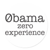 Zerobama Obama Zero Experience Sticker by RepublicanTeesGifts Zerobama Obama Zero Experience Sticker