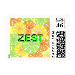 Zest For Life Summer Citrus Fruits Stamp