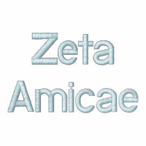 Zeta Amicae embroidered shirts