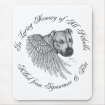 Zeus angel mousepad vertical design