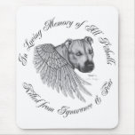 Zeus angel mousepad vertical design