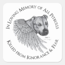 Zeus angel square sticker