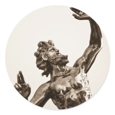 zeus greek god. Zeus, greek god stickers by ziggysofi. sepia photograph of Zeus, bronze statue