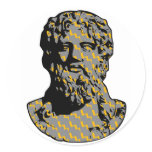 Zeus marble statue sticker
