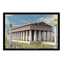 Zeus Temple at Olympia posters