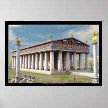 Zeus Temple at Olympia Poster