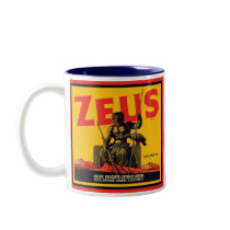 Zeus Vintage Crate Label - Olive Hts Citrus Assn. Mugs