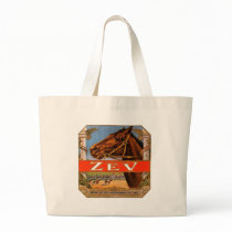 Zev Vintage Cigar Label bags by vintagegiftmall Zev Vintage Cigar Label bags