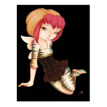 Zevra -  fantasy fairy goth art postcards