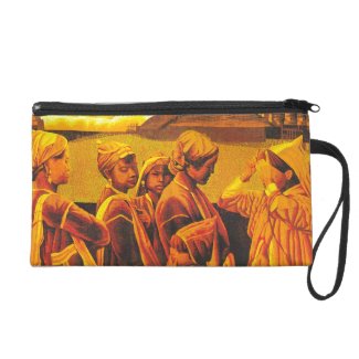 Zhang Xiaochun Dialog In The Dusk chinese art Travel Accessories Bags