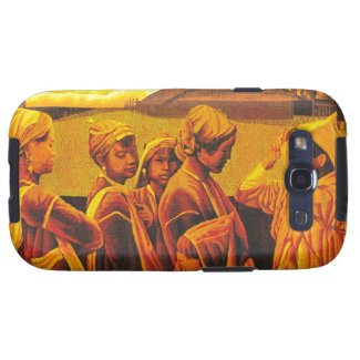 Zhang Xiaochun Dialog In The Dusk chinese art Samsung Galaxy S3 Cover