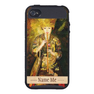 Zhangbo Hmong Culture Girl is Piping chinese lady iPhone 4/4S Case