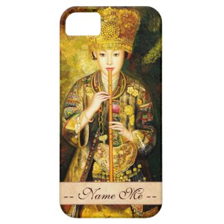 Zhangbo Hmong Culture Girl is Piping chinese lady iPhone 5/5S Cases