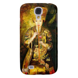 Zhangbo Hmong Culture Girl is Piping chinese lady Galaxy S4 Covers