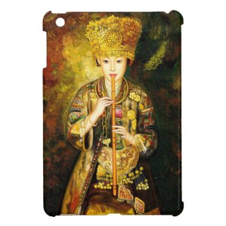 Zhangbo Hmong Culture Girl is Piping chinese lady iPad Mini Cover