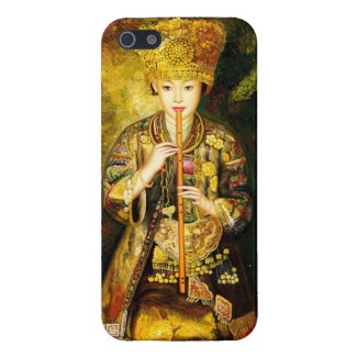 Zhangbo Hmong Culture Girl is Piping chinese lady Case For iPhone 5