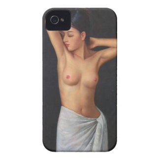 Zhangbo Nude Virgin with Sun woman act iPhone 4 Cover