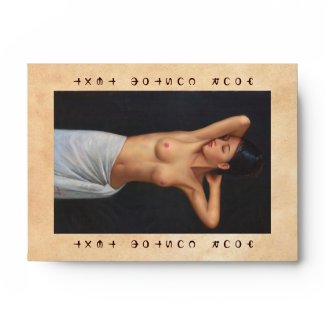 Zhangbo Nude Virgin with Sun woman act Envelope