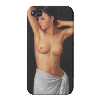 Zhangbo Nude Virgin with Sun woman act iPhone 4/4S Cases