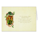 ZHR0019 1915 St Patrick's Day Greetings Greeting Card