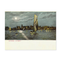ZHR0029 1906 Vintage Chicago at Night postcards
