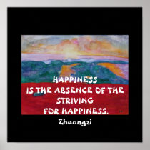 Zhuangzi Quote - Poster