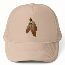 Zia Sun and Feathers Hat
