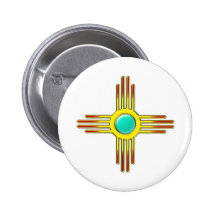 Zia sun - Zia Pueblo - strength symbol Pins