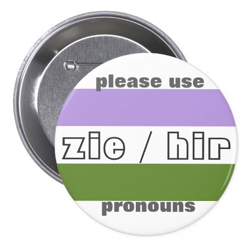 Pronoun Buttons And Pronoun Pins