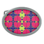 Zig Zag Broken Hearts Oval Belt Buckles