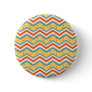 Zig Zag Dots Pinback Button