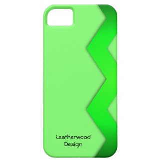 Zig Zag Green Personal iPhone 5/5S Case