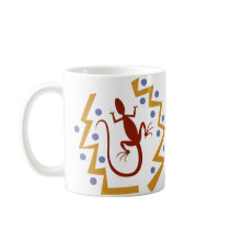 Zig Zag Lizard mugs by alternateworlds Zig Zag Lizard mugs
